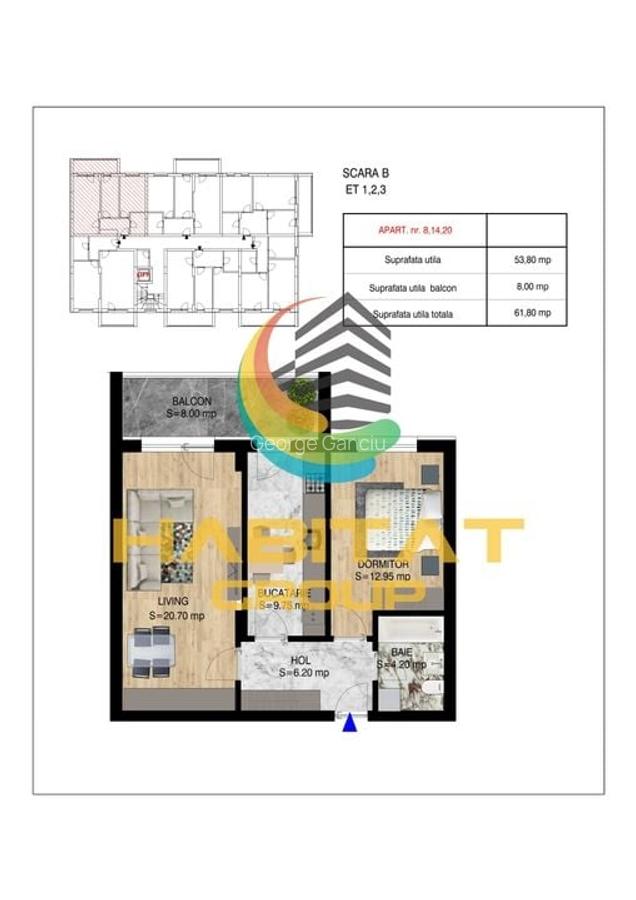 Apartament 2 camere - metrou Nicolae Teclu - 2