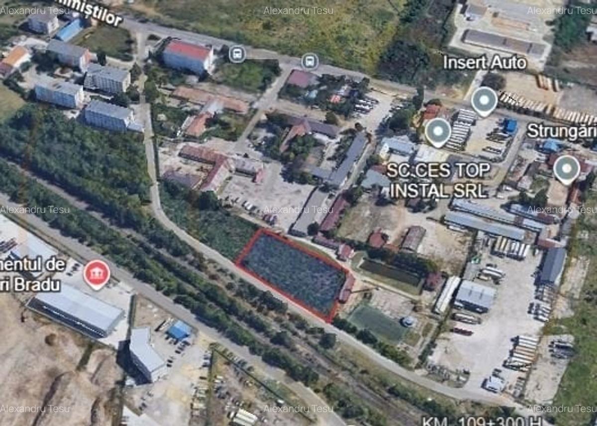 Teren zona Arpechim - Acces A1 si Dex Pitesti Craiova 3424 MP - 2