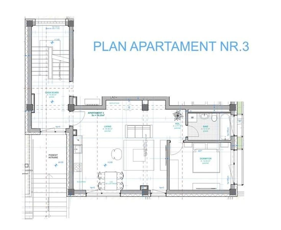 Apartament cu 2 camere decomandat în Lipovei - 2