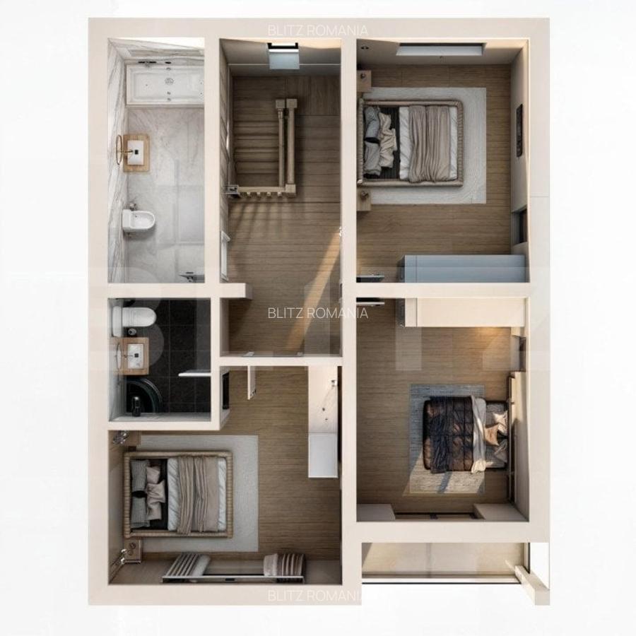 Proiect de case tip P+1 zona NASAUD - 4