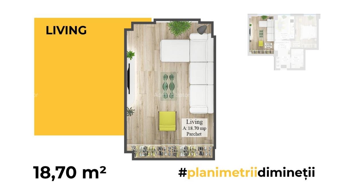Apartamentul ideal pentru familia ta, 2 camere, 55.75 m2 - 12