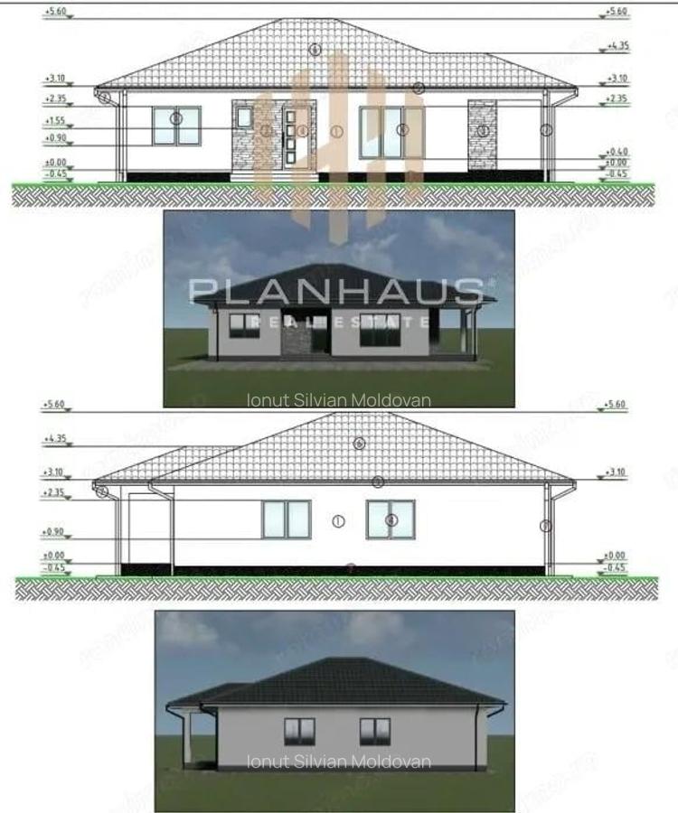 Casa pe parter la ro?u zona Castel Transilvania, teren 3,5 ari posibilitate de mansardare - 1