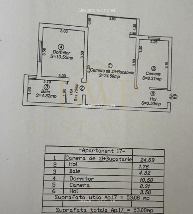 Apartament 3 camere, Giroc Eso - 11