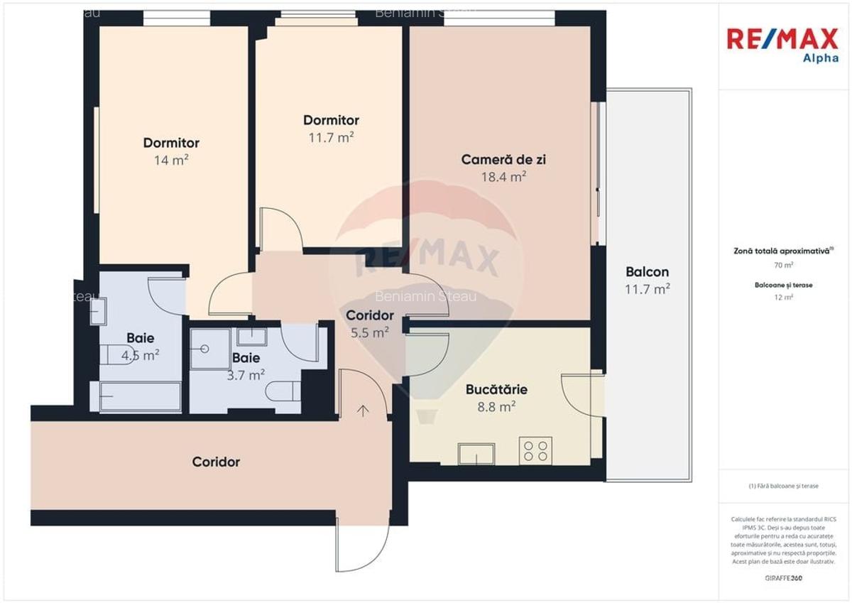 Apartament 3 camere lux de inchiriat in GranVia Park - 10