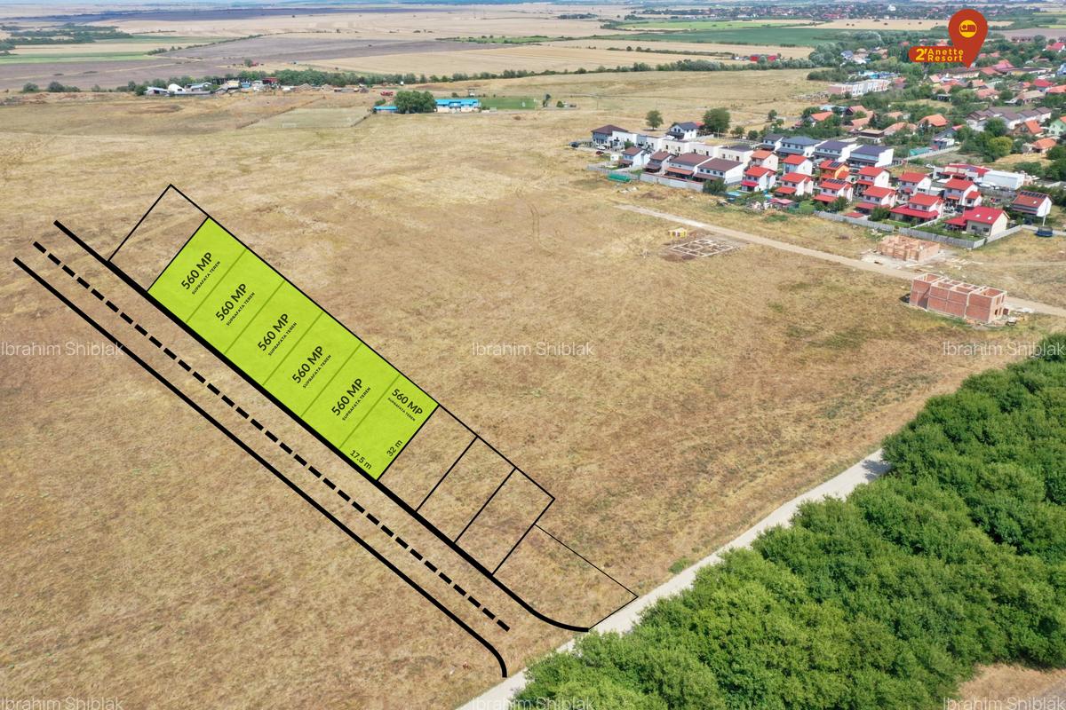 Pachet 6 Parcele | 560 MP Fiecare | Proiect Duplex | Comision 0 - 5