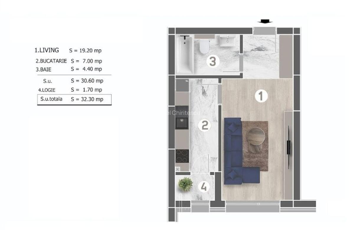 Garsoniera Sector 4 Zona Grand Arena 33Mp - 1 Garsoniera Sector 4 Zona Grand Arena 33Mp - 1