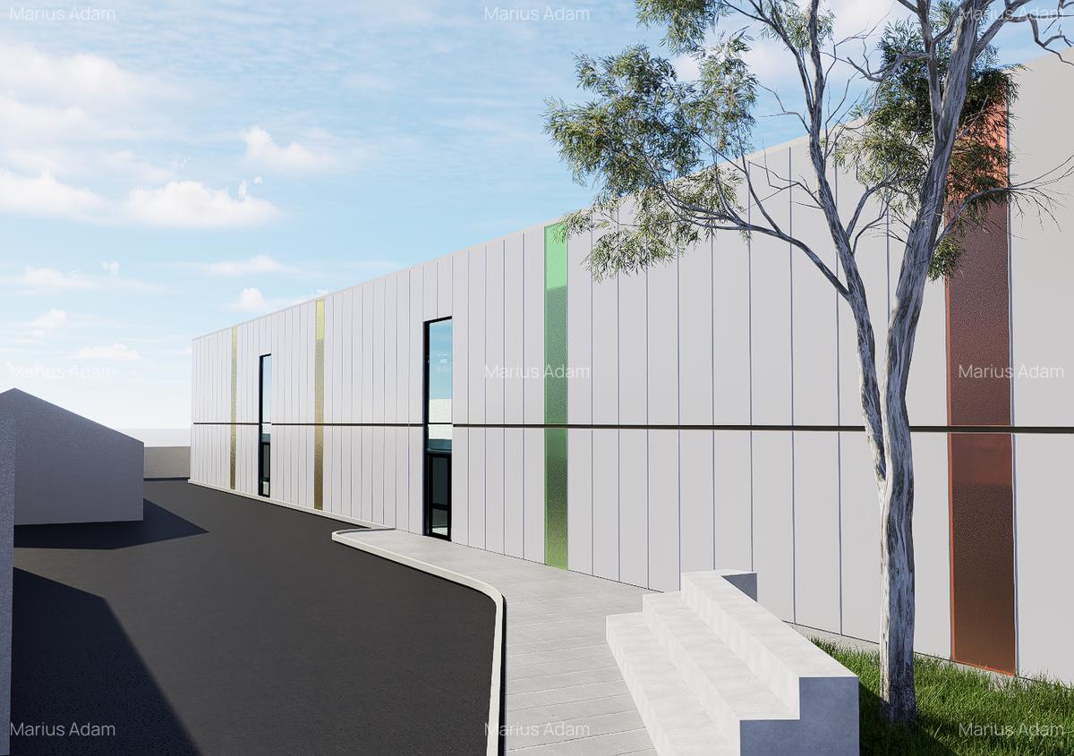 Proiect nou - cladire P+1 destinata activitatilor comerciale - 2