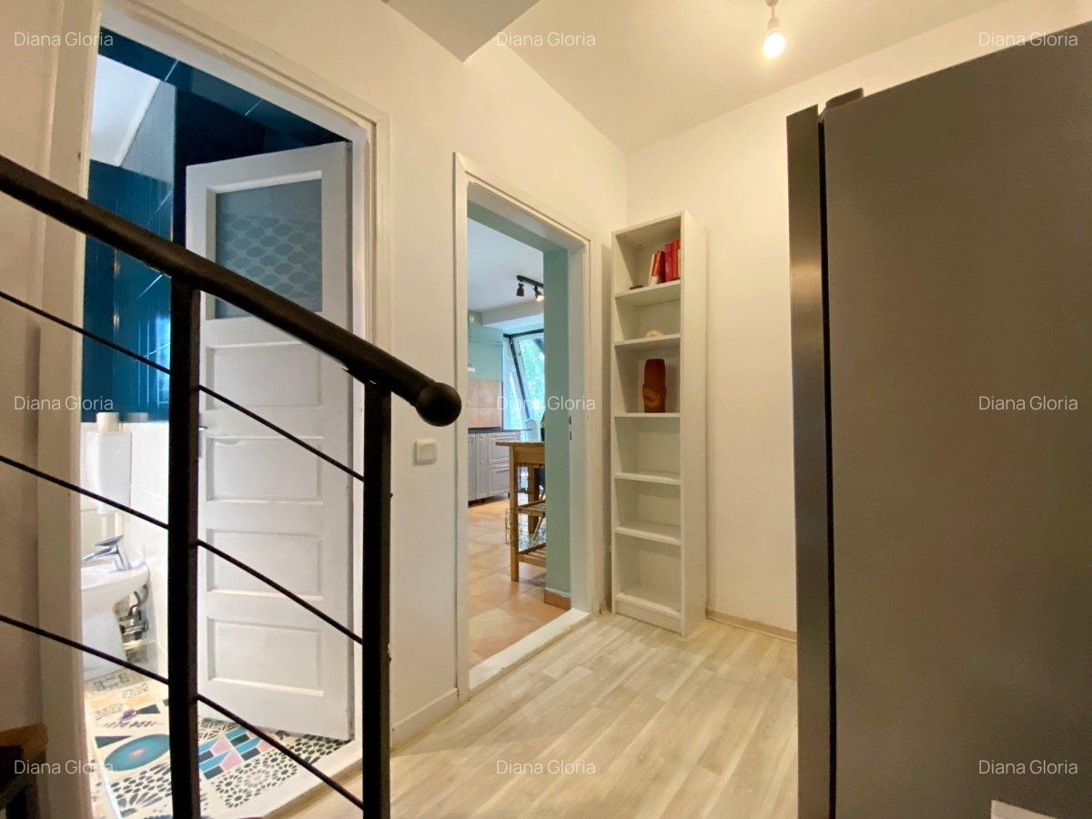 Baneasa - casa 3 camere - design unic - curte 350mp - 100mp utili - 2 parcari - 9