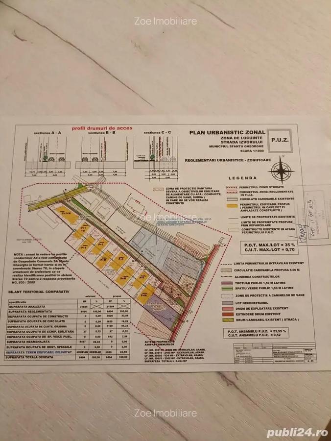 De vanzare teren intravilan construibil in Sfantu Gheorghe - 3