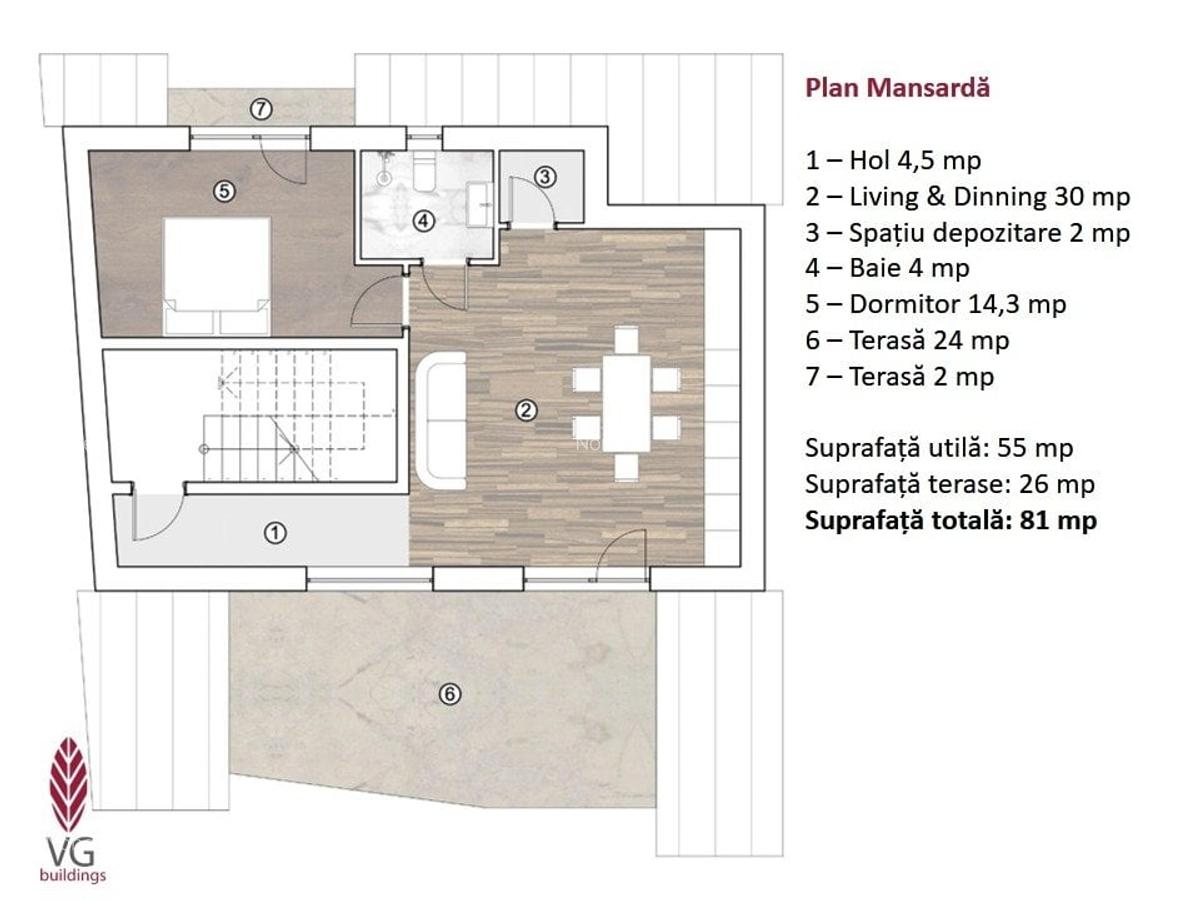 Apartament cu 2 camere în Mihai Bravu - 3