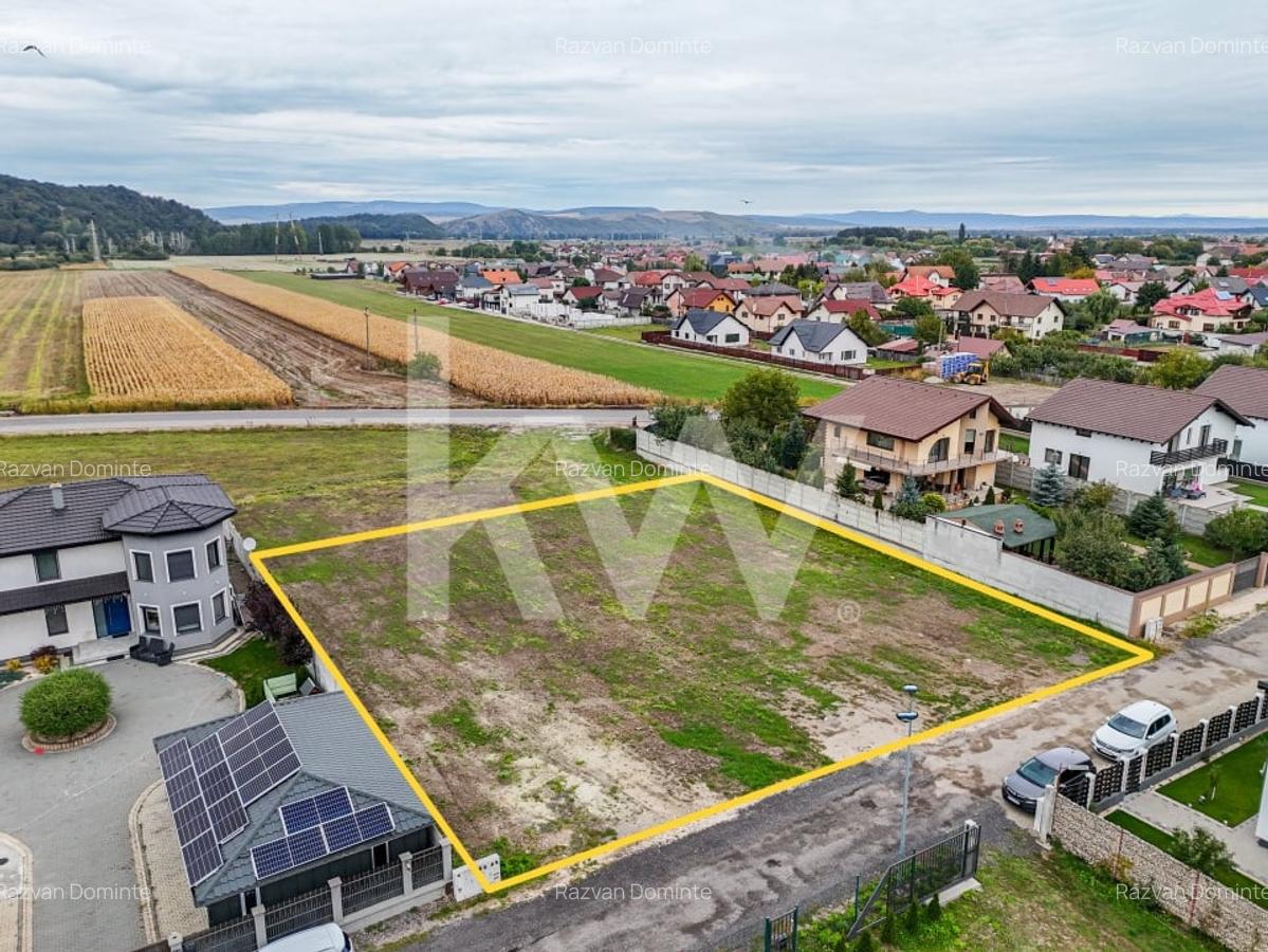 Teren intravilan Harman, utilitati+avize obtinute, vedere la Lempes, Comision 0% - 2