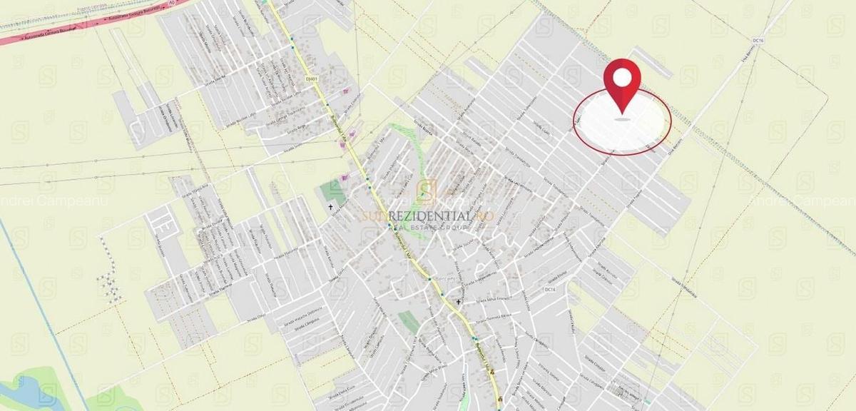 Lot de teren intravilan, 416 mp, deschidere 18.76 ml, Comuna Berceni - 2