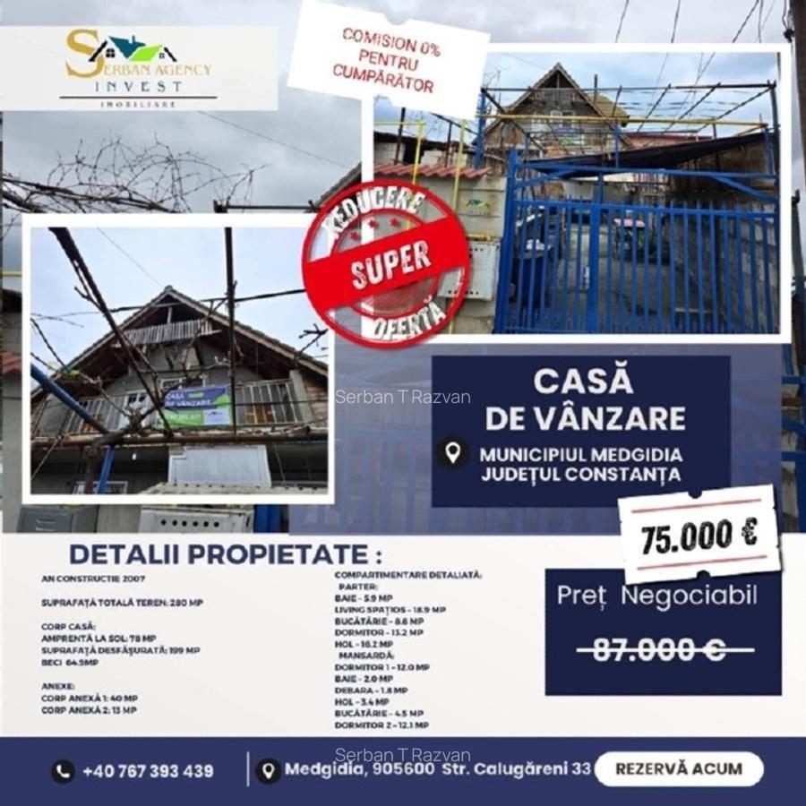 Casă de vânzare în Medgidia – Construcție solidă, spațiu generos - 5
