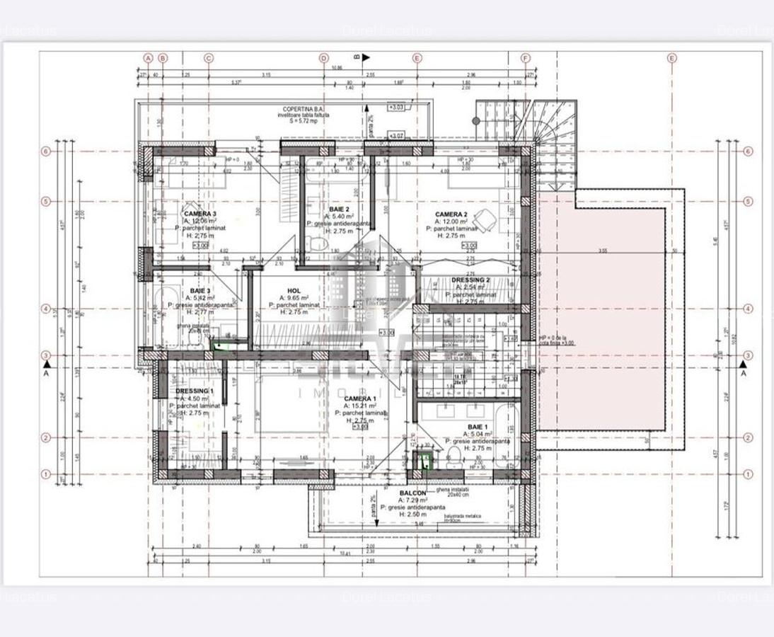 Casa individuala/teren 600mp/panouri fotovoltaice/pompe de caldura. - 5