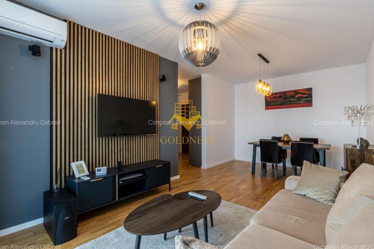 Apartament cu 2 camere semidecomandat, mobilat în Între Lacuri - 2