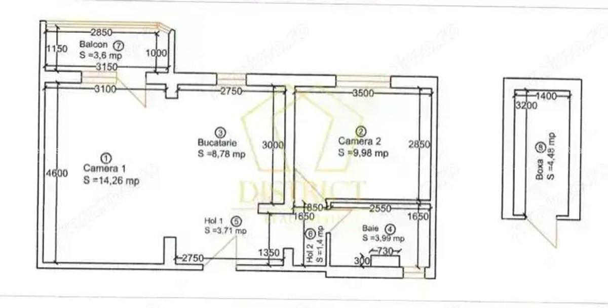 Apartament mobilat-utilat cu 2 camere | Gh. Lazar - 12