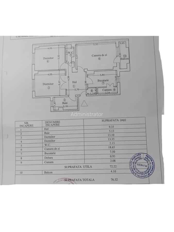 ROANDY-Apartamnet 3 camere bine compartimentat-Mihai Bravu - 8