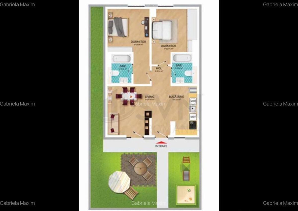 Apartament spatios cu 3 camere 2 bai Lacul TEI - 2