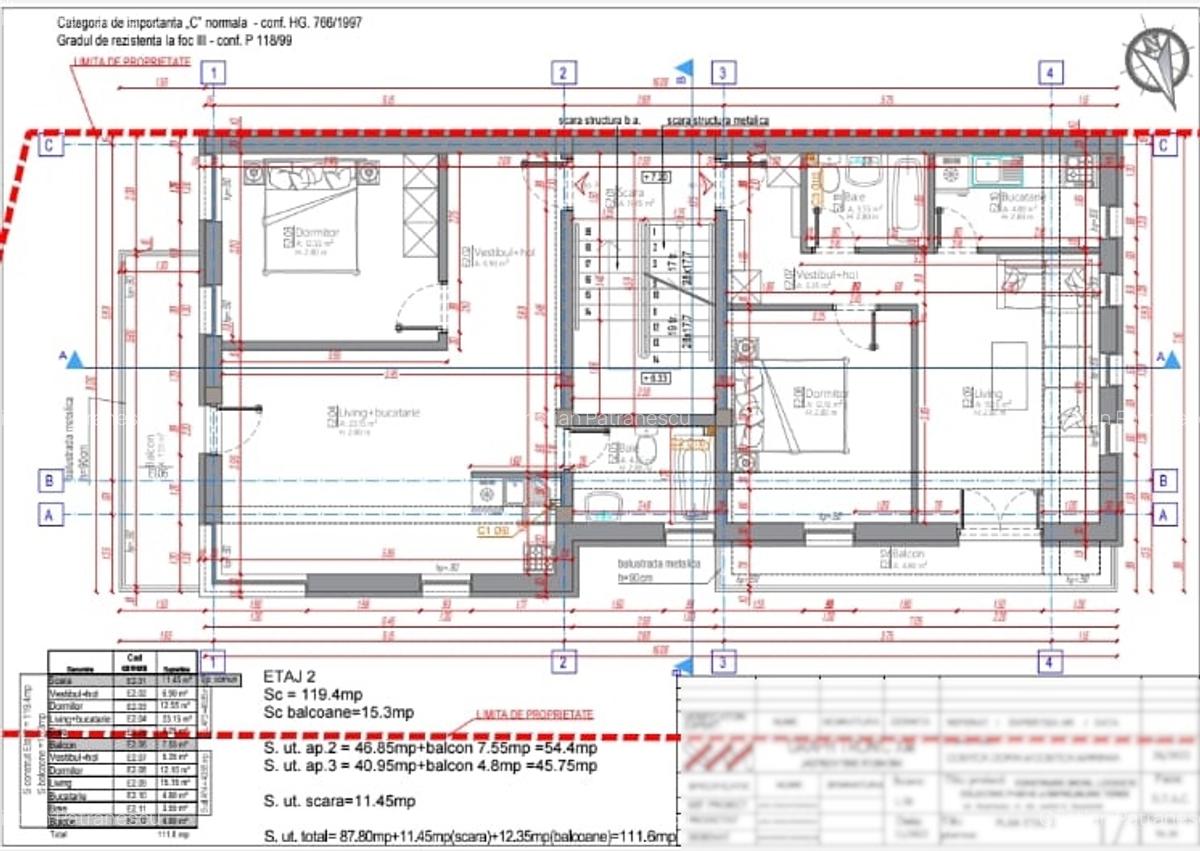 Apartament 2 camere | Vila Boutique P+2+M | Apusului | OFERTA LIMITATA - 2