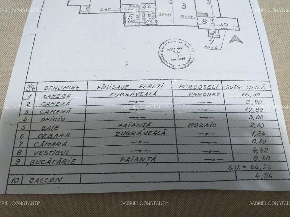Apartament cu 3 camere semidecomandat, mobilat în Grivița - 3