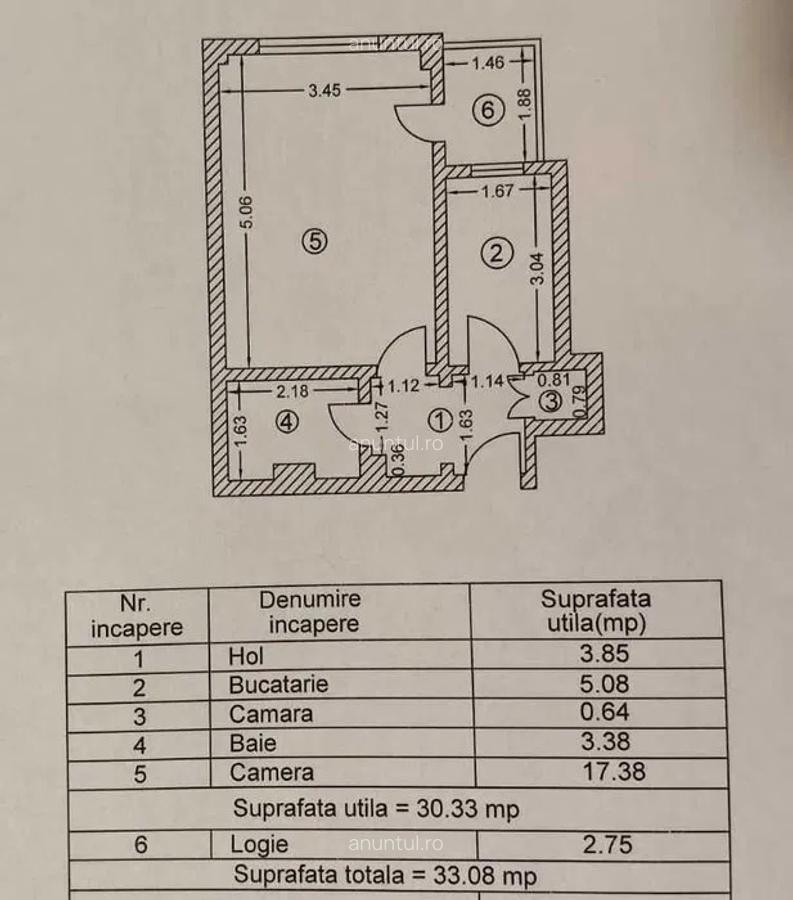 Pantelimon, Ritmului, stradal 8/10 dec 33mp vedere spate bl 1981 reab term - 3