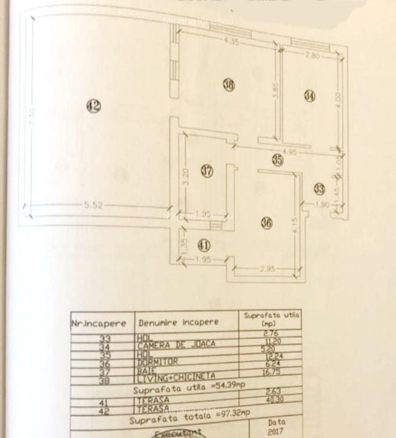 Apartament frumos cu loc de parcare si terasa 40mp - 13