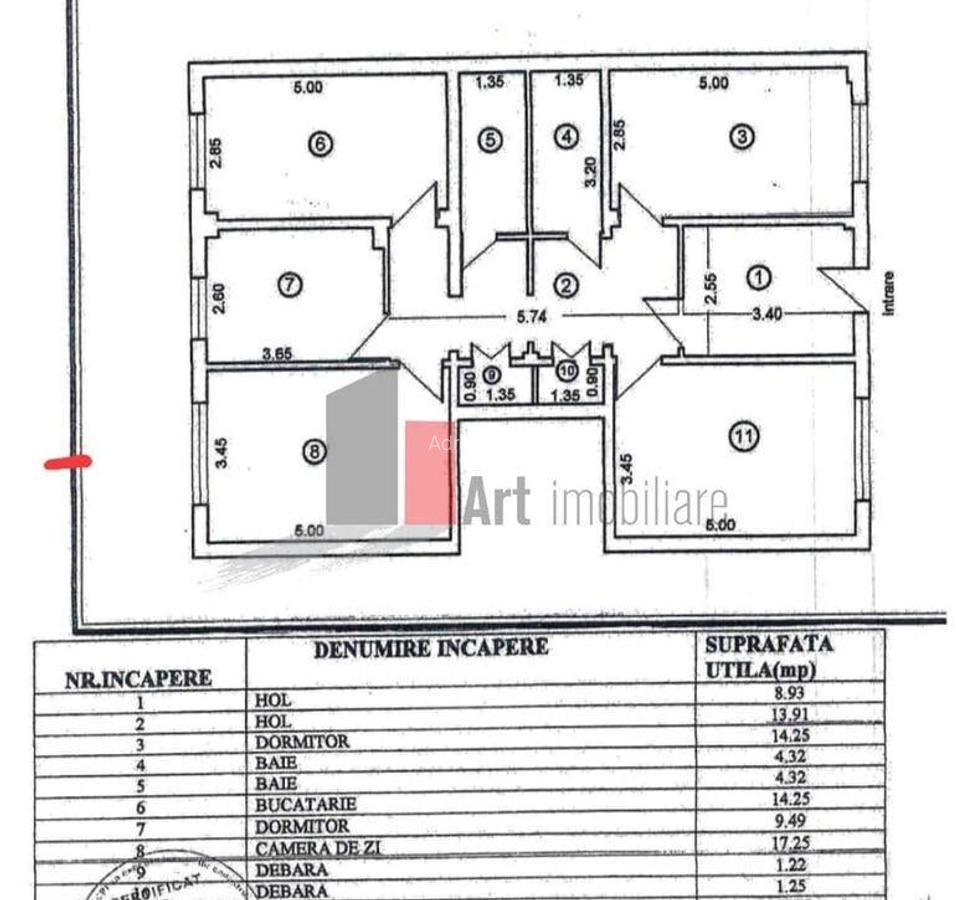 Ap 4 camere Giurgiu decomandat, parter - 2