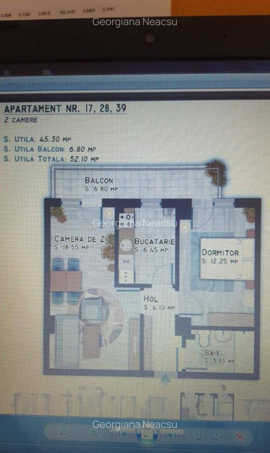 Apartament 2 camere mobilat ?i utilat plus loc de parcare 1 Decembrie - 7
