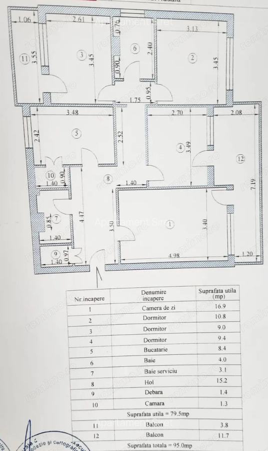 Apartament 4 camere Garii, 80 mp, bloc 1980 - 3