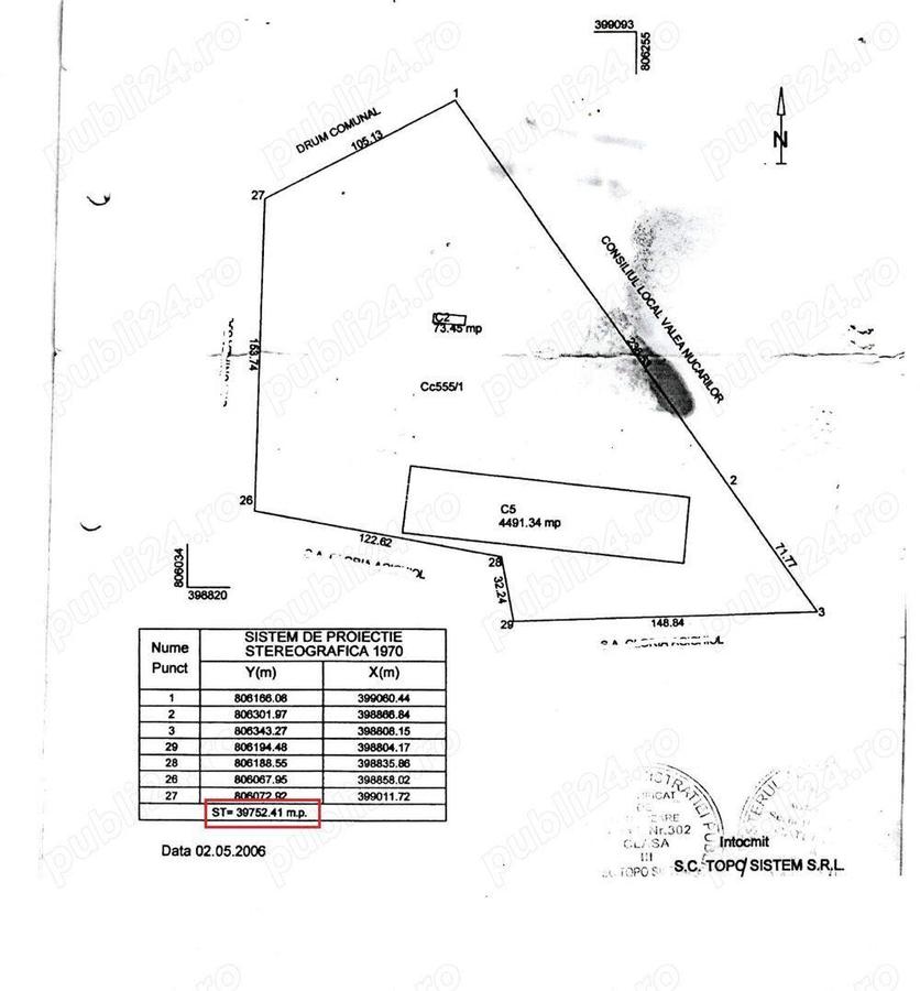 Teren INTRAVILAN -Agighiol com Valea Nucarilor 80.000mp - 3