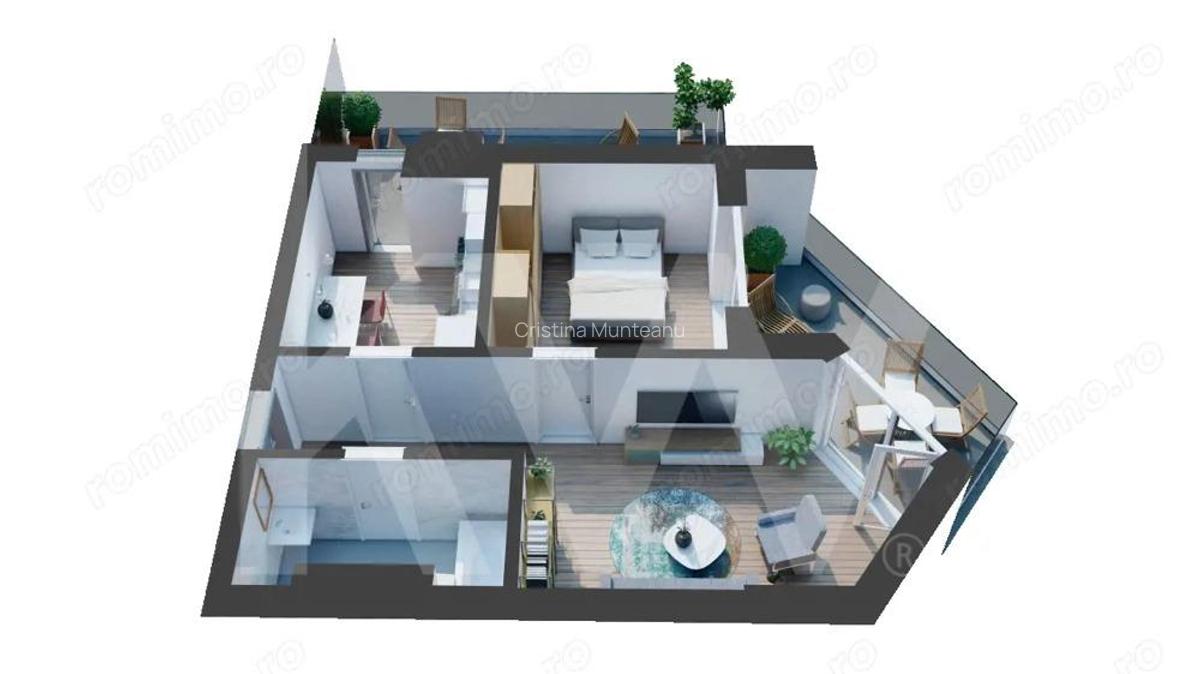 Rafinament, lumina ?i doua terase cu personalitate - 14