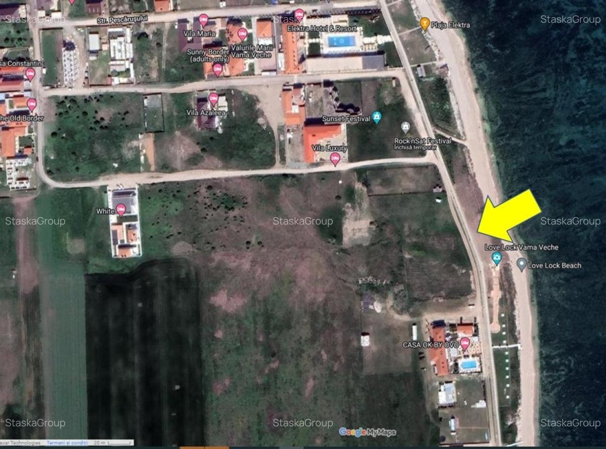 Teren intravilan 3000 mp in vama veche, in prima linie pe plaja - 1 Teren intravilan 3000 mp in vama veche, in prima linie pe plaja - 1