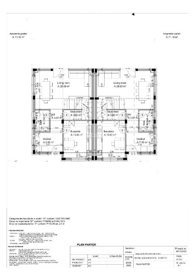 Vila noua P+1+M, 228 mp construiti, Fundeni Dobroesti, strada Balantei - 12