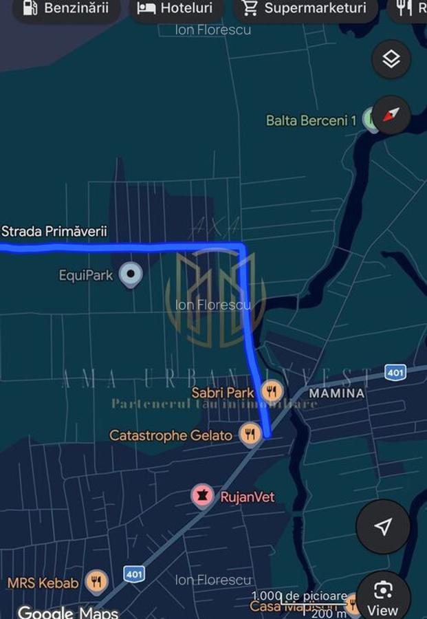 Teren intravilan comuna Berceni 305 mp 20000eur - 2