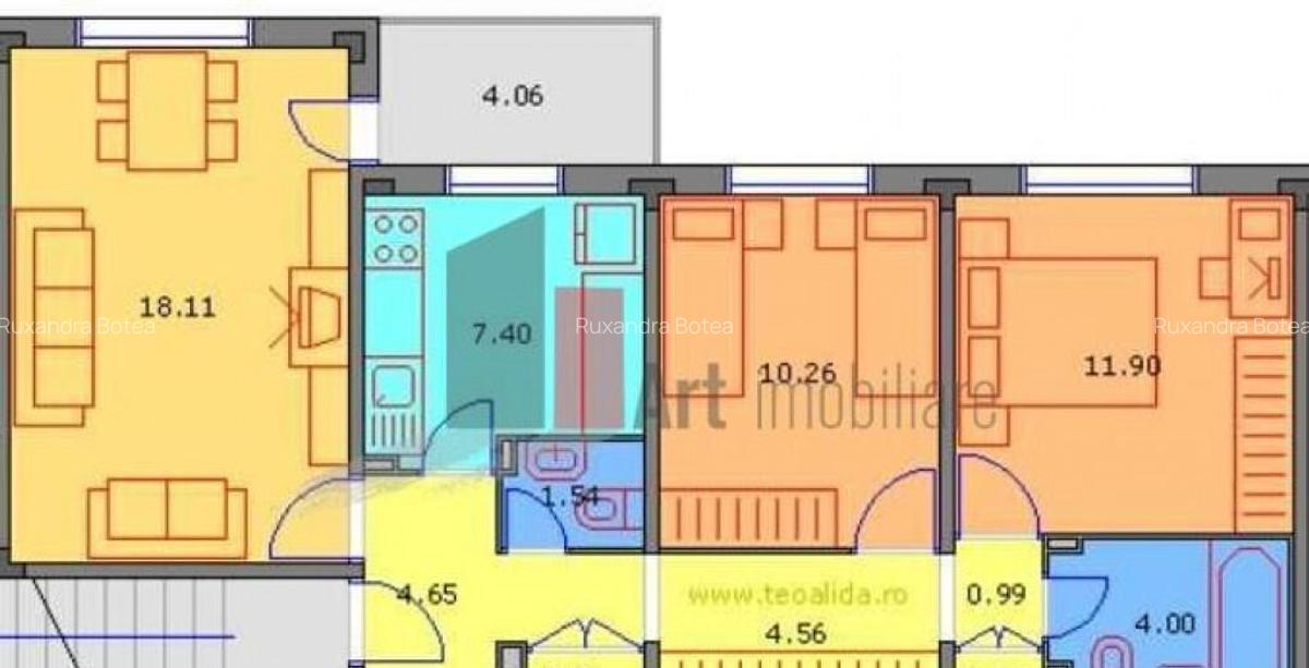 3 camere-Cetatea de Balta, Orsova, Lacul Morii, Lujerului... - 5