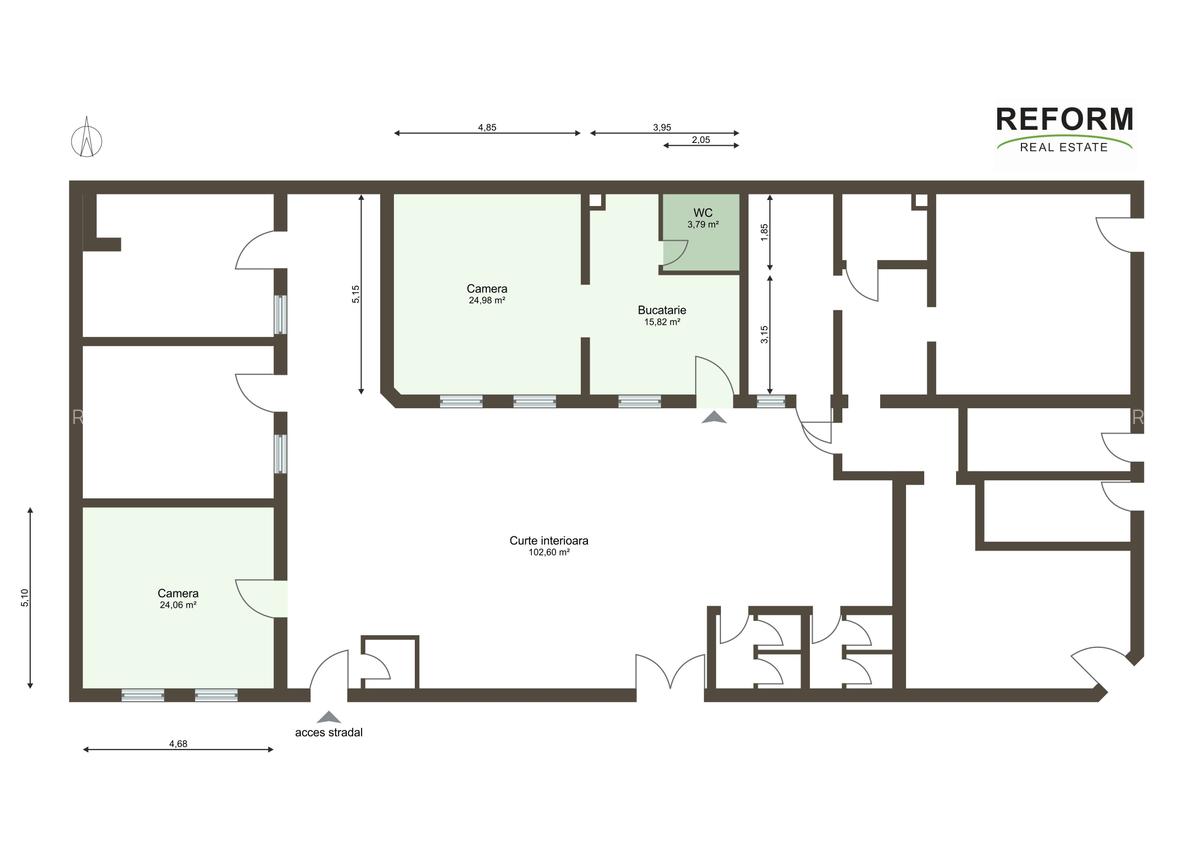 DE VÂNZARE — Două apartamente în zonă ultracentrală - 6
