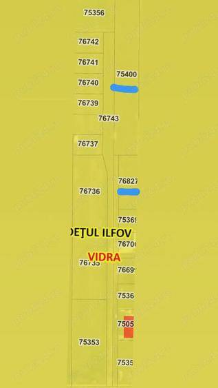 Teren de 2574 mp, în Vidra