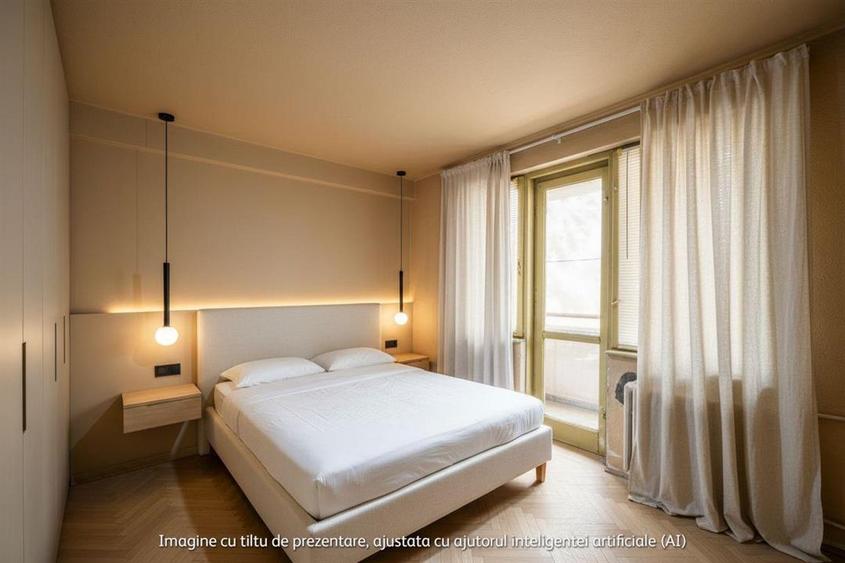 Apartament cu 3 camere semidecomandat în Gara de Nord