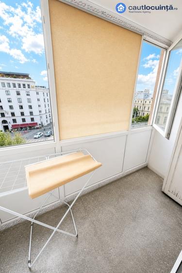 Apartament cu 2 camere semidecomandat, mobilat în Calea Victoriei