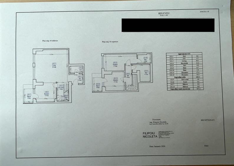 Apartament cu 3 camere decomandat în Titan