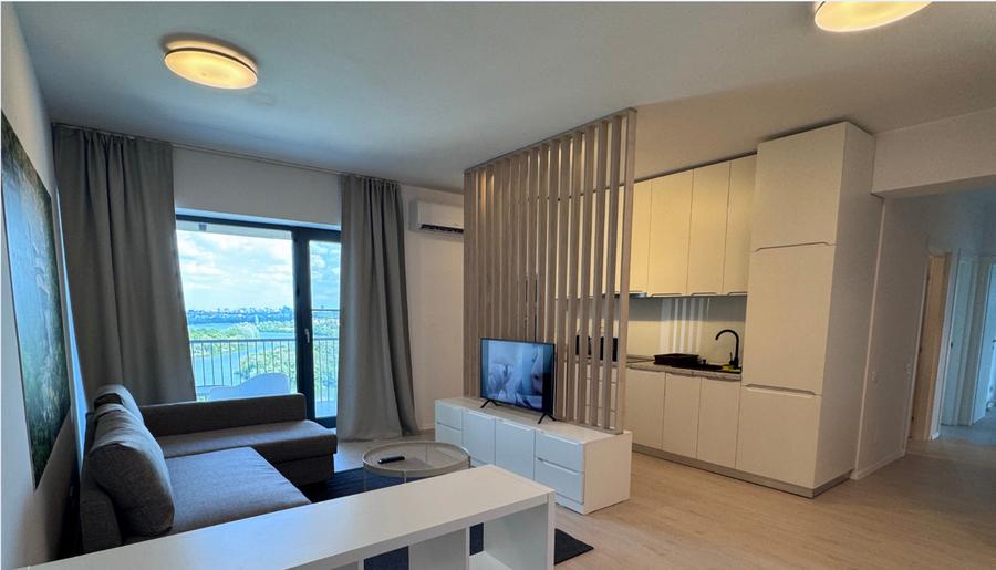 Apartament cu 3 camere semidecomandat, mobilat în Sisești