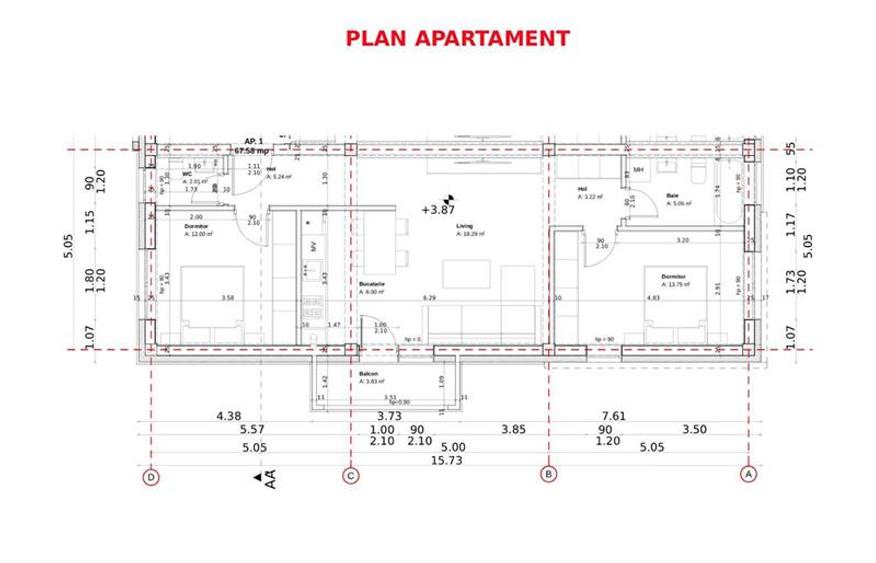 COMISION 0%, Apartament 3 camere in bloc nou, pe Calea URSENI - 2