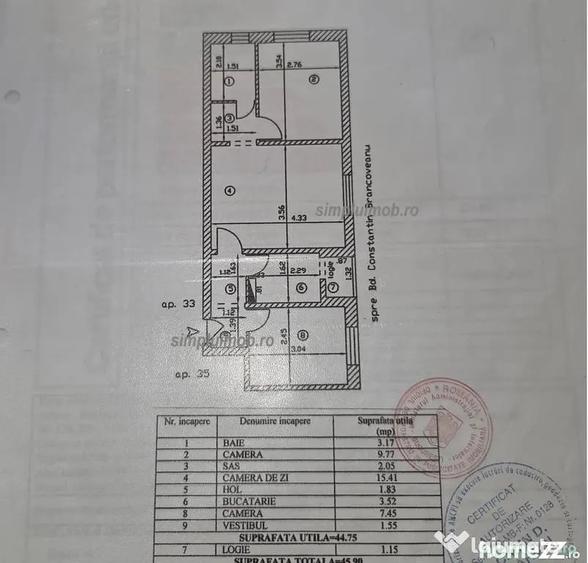 3 camere renovat Brancoveanu stradal Sector 4 - 11