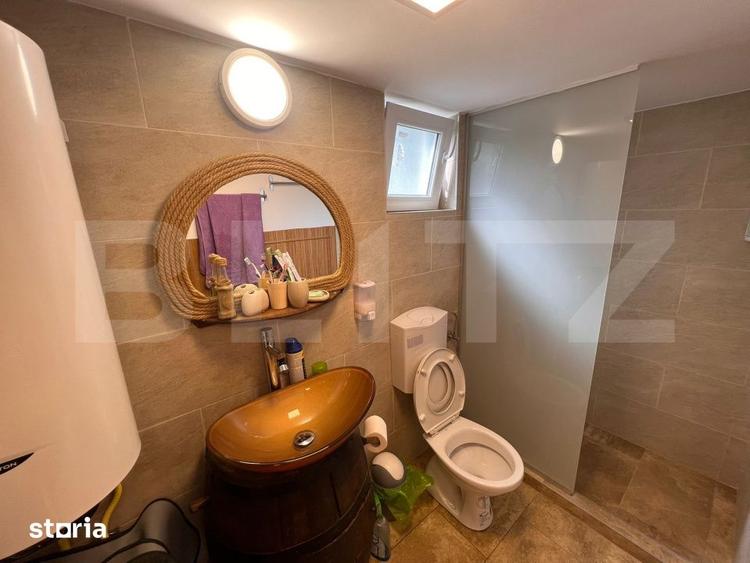 Casă cu 2 camere cu Teren 650 Mp în Central