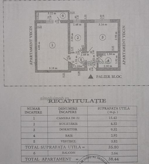 Brancoveanu 2 camere decomandat Huedin Sector 4 - 2