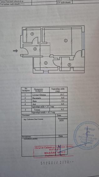 Garsonieră decomandată în Antiaeriană
