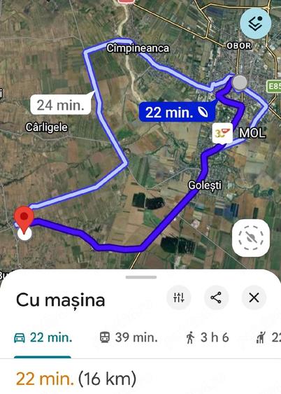 Teren de 1500 mp, în Cotești