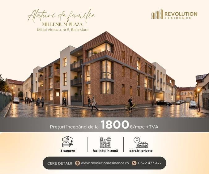 Apartament cu 3 camere decomandat în Orașul Vechi