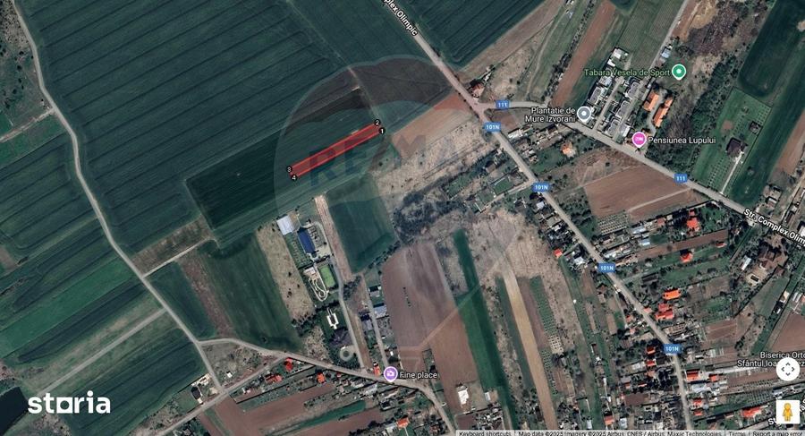 Teren de 1858 mp, în Ciolpani