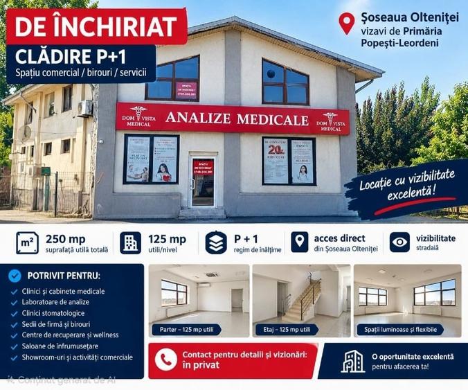 Birou, de 250 mp, în Central